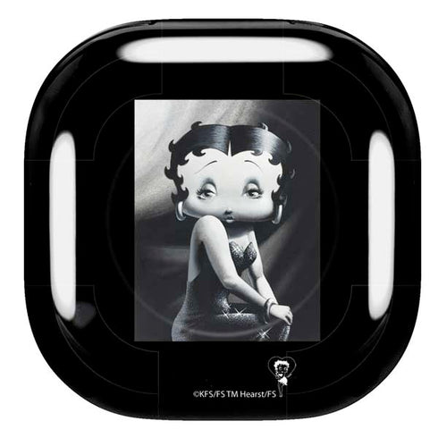 Betty Boop Black and White Galaxy Buds Pro Skin